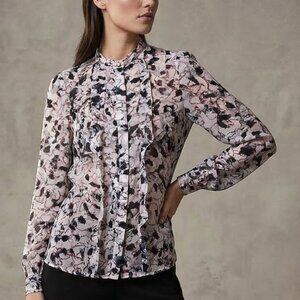 REISS Louisa Printed Shirt – US 6 – NWT